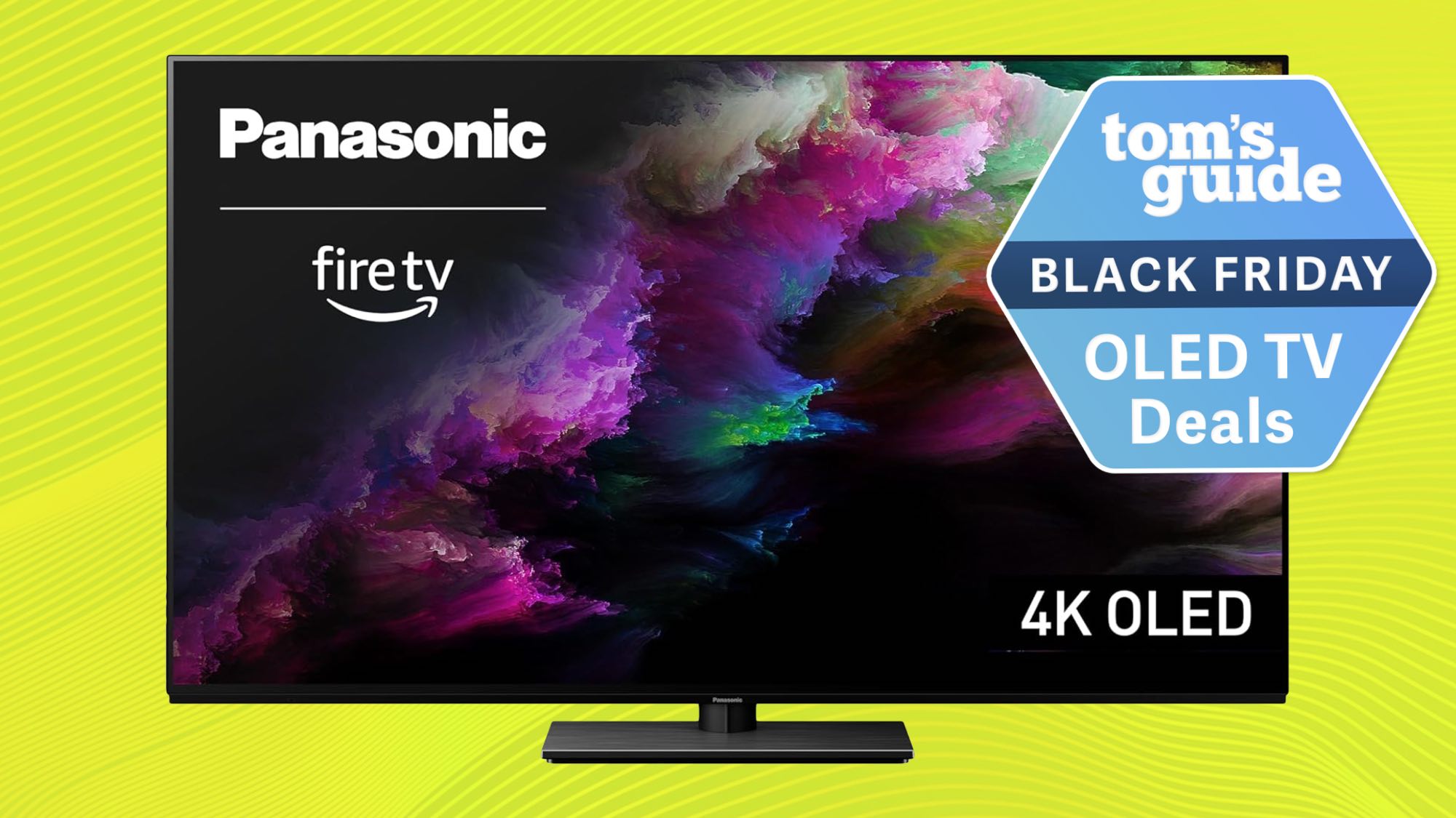 Panasonic Z85 OLED TV with deal tag 