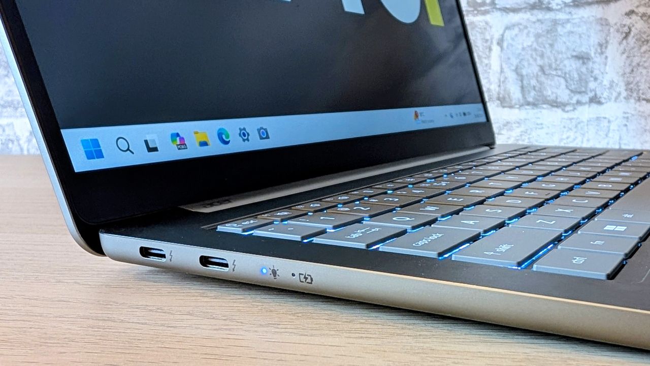 The Acer Swift Air 14 on a desk