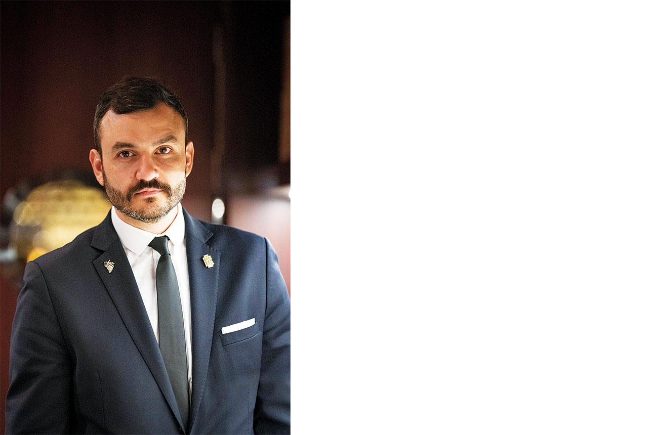 Giacomo Recchia, head of wines at Bob Bob Ricard