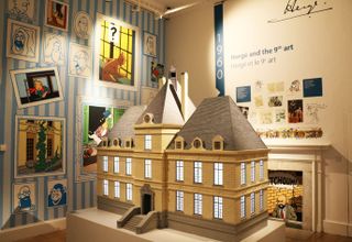 A large maquette of Captain Haddock’s Marlinspike Hall – based on the Loire’s Château de Cheverny – is the centrepiece of the third and final room
