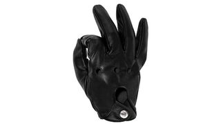 SEABIRR thin black leather driving gloves