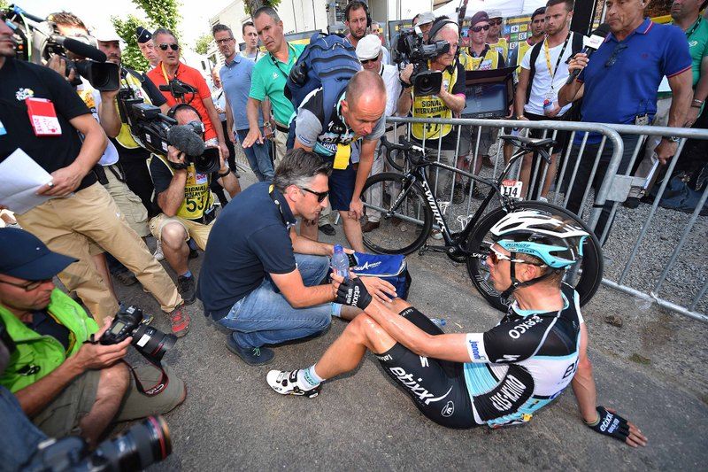 Tony Martin missed out on yellow by less than one second today