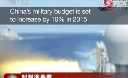 China is upping its military budget by 10 percent in 2015