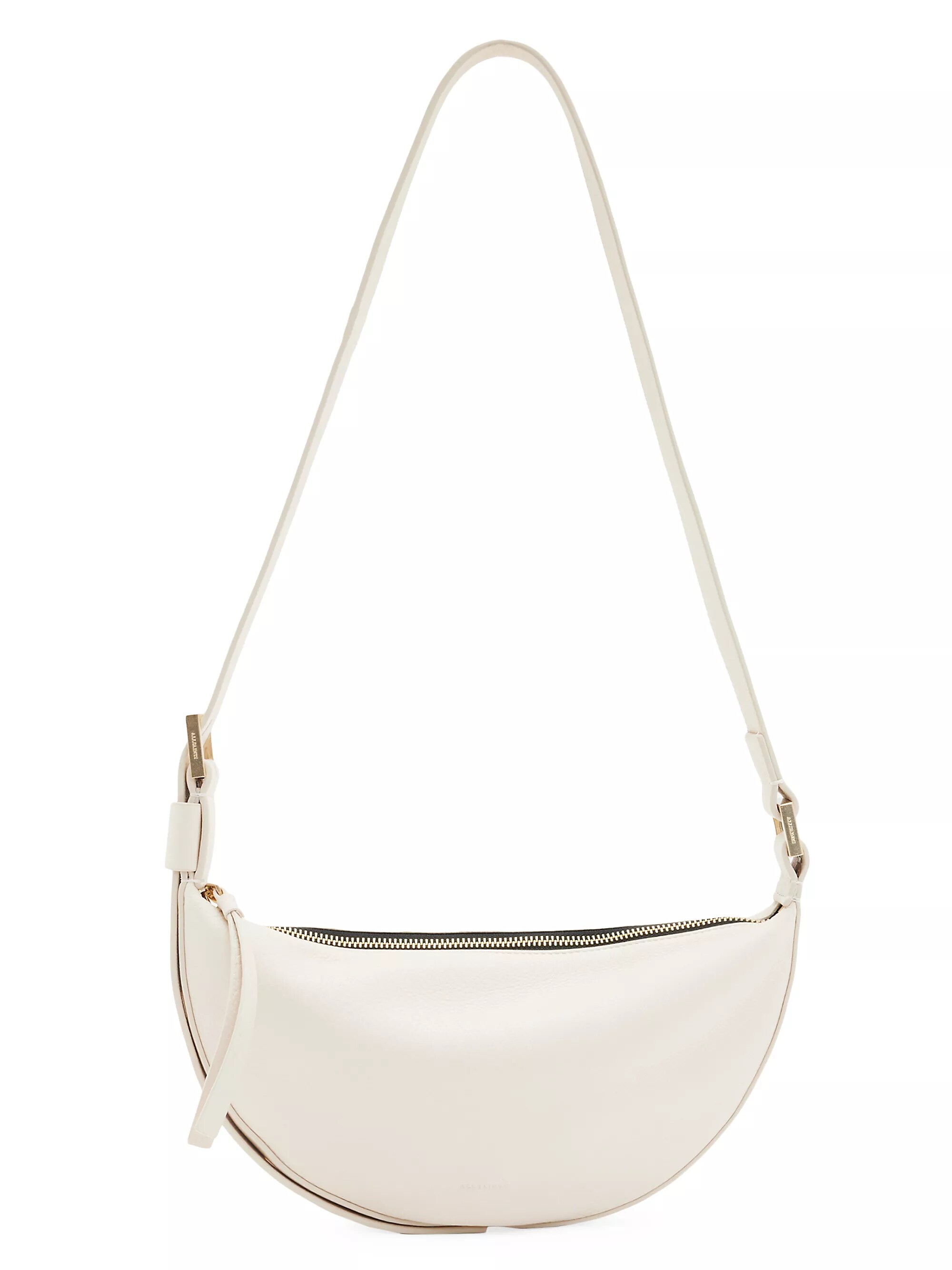Halfmoon Leather Crossbody Bag