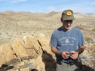 Curiosity rover lead scientist John Grotzinger talks about geology in Death Valley, Calif.