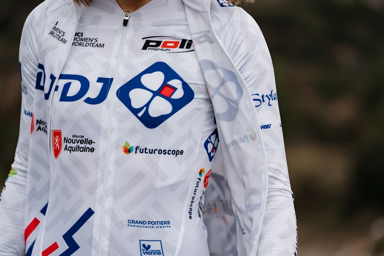 The 2021 FDJ Nouvelle Aquitaine Futuroscope jersey