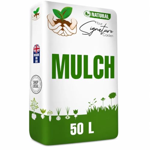 Laeto Organic Compost Mulch 50l, Garden Soil Improver With Composted Bark