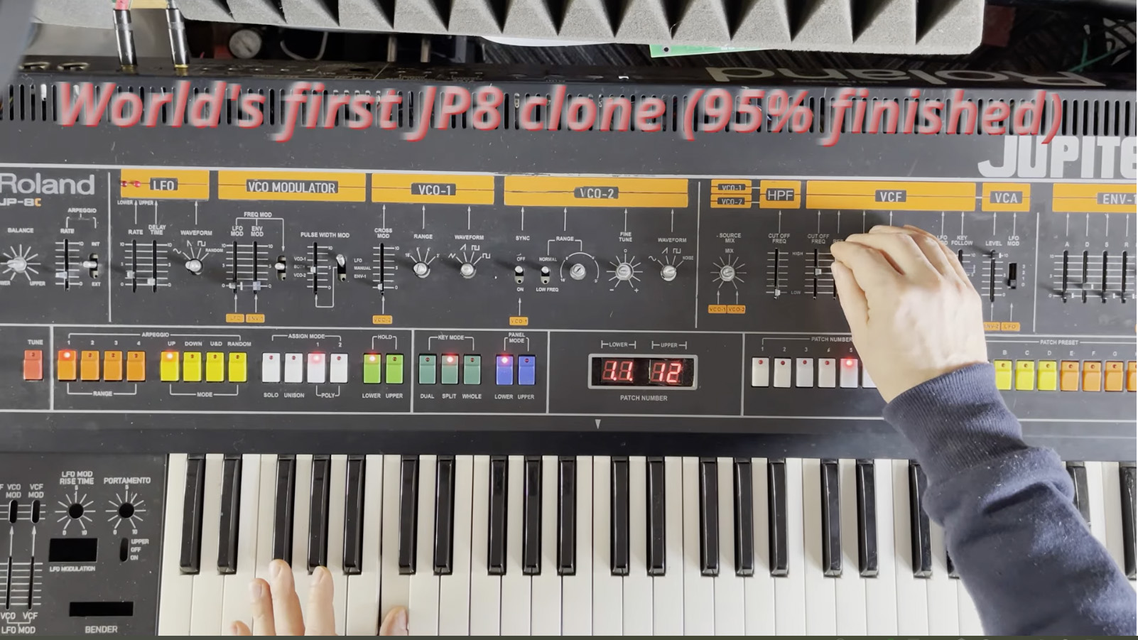 ACME Synth Works JP-8 clone YouTube demo