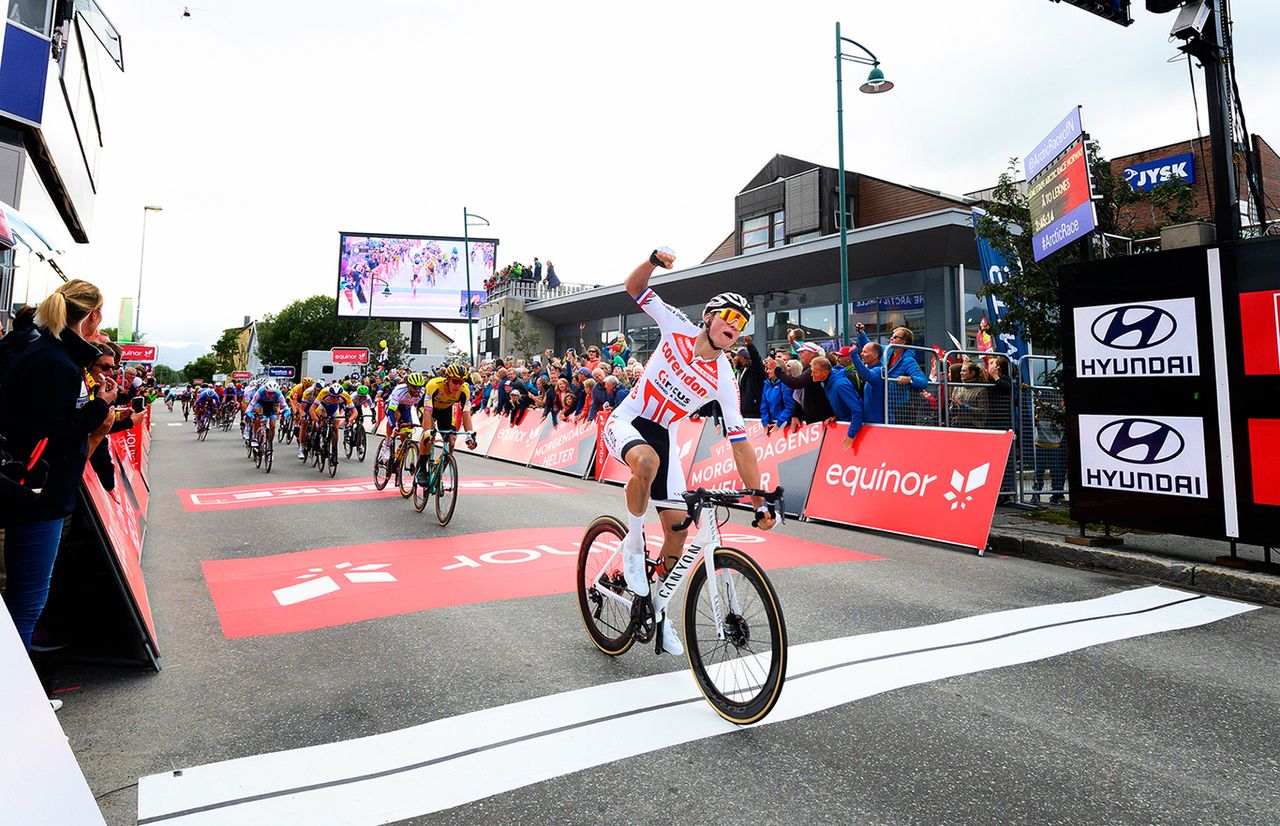 Mathieu van der Poel (Corendon-Circus) wins stage 1