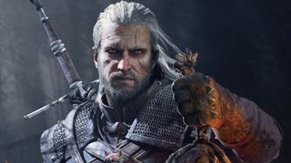 Geralt of The Witcher 3 holding a decapitated head