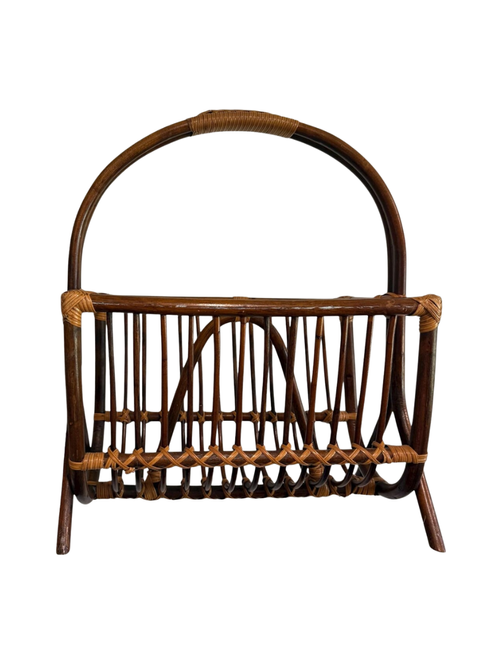 Rattan Magazine Rack