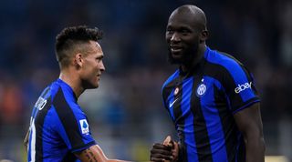 Inter Milan Lautaro Martinez and Romelu Lukaku