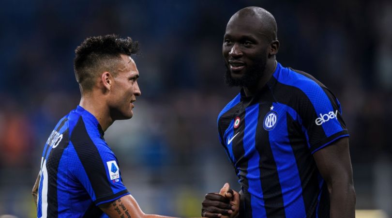 Inter Milan Lautaro Martinez and Romelu Lukaku