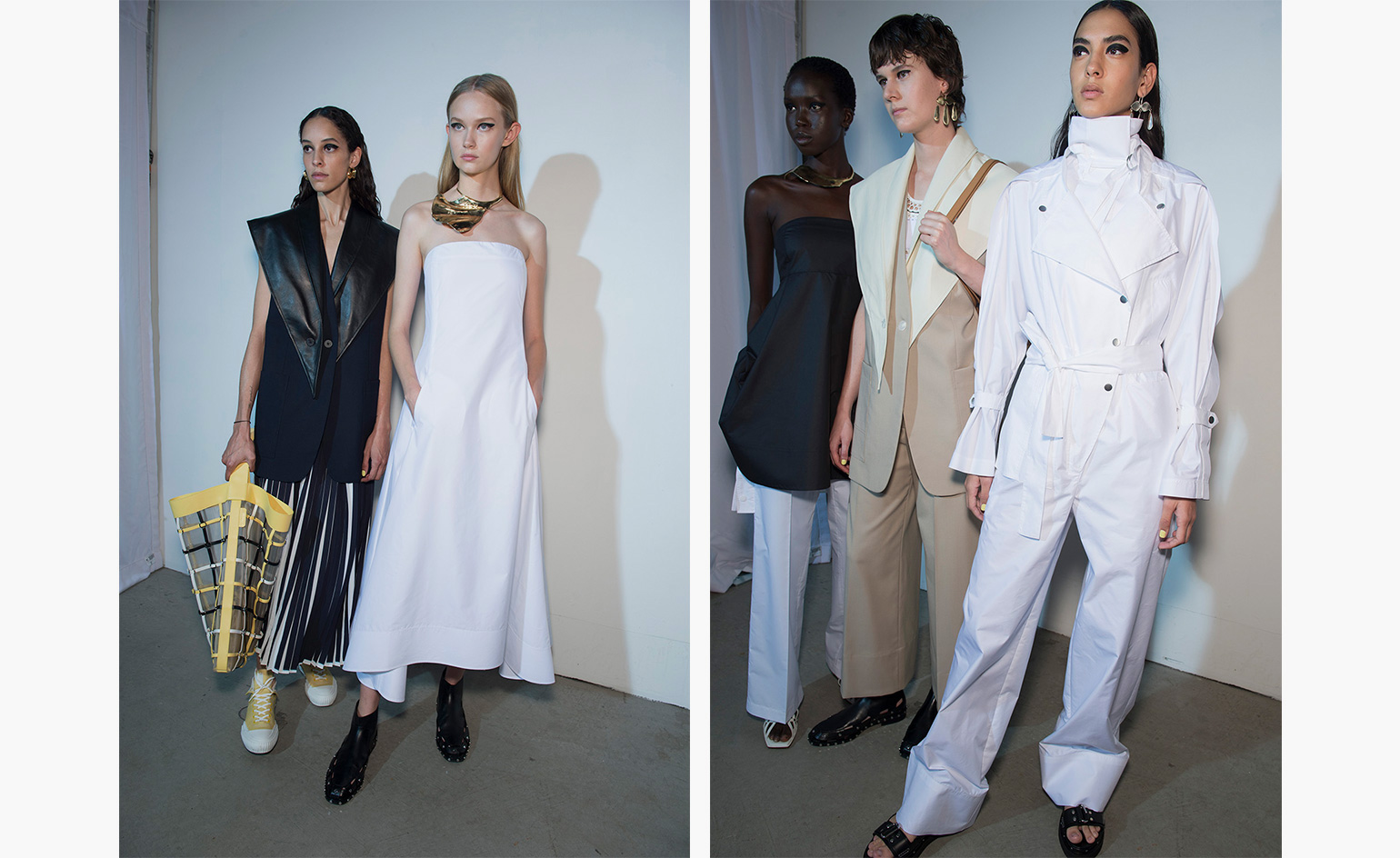 Backstage at 3.1 Phillip Lim S/S 2020