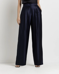 Navy Metallic Pleated Wide Leg Trousers, was £40, now £32If you're looking for a pair of party trousers, here they are. Wide leg, metallic - what more could you want over the festive season?!