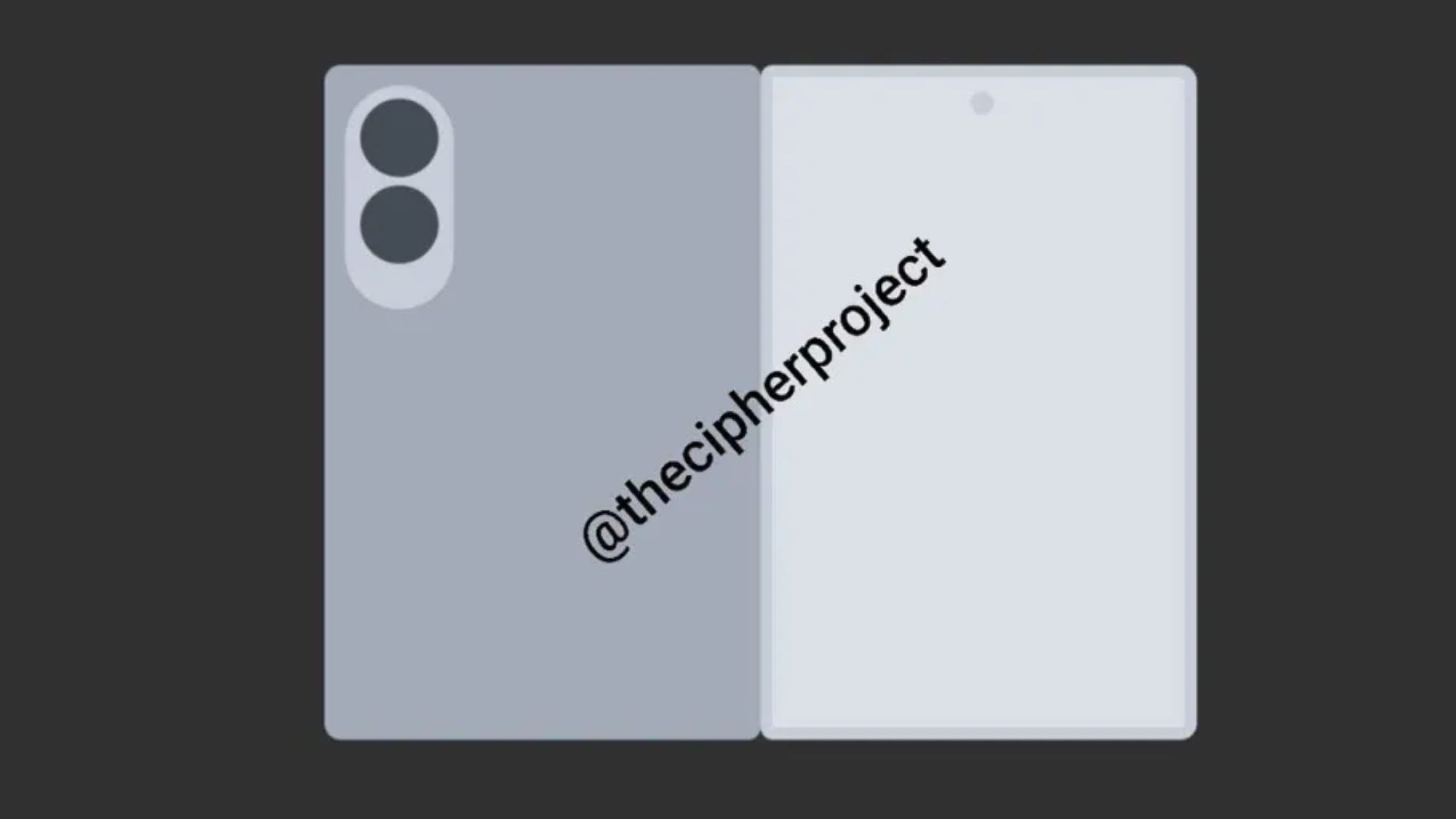 Galaxy Z Fold Wide render images