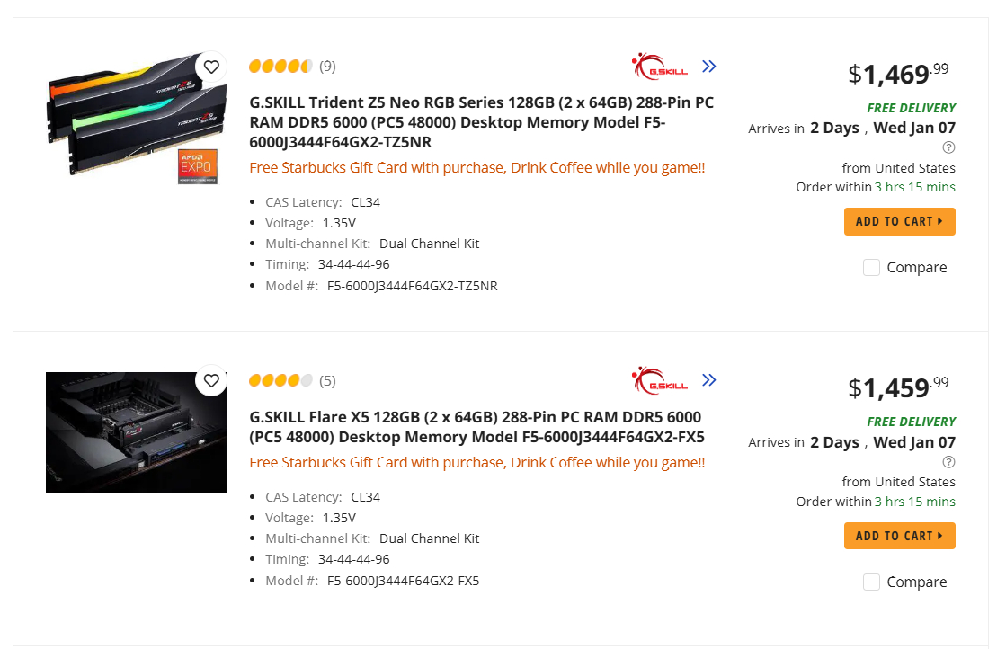 Newegg Starbucks Bundle