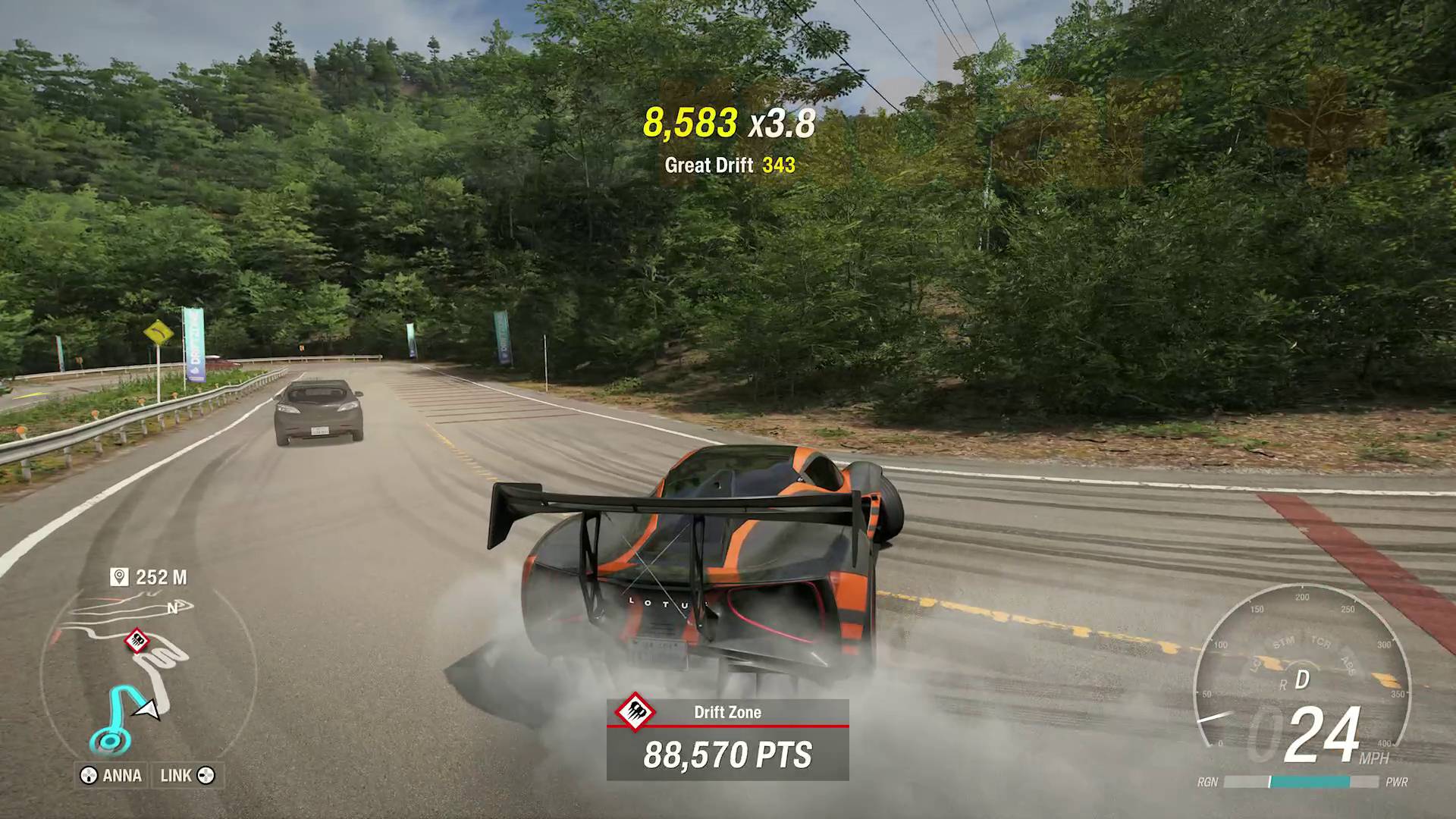 Forza Horizon 6 Lotus Evija car in Drift Zone