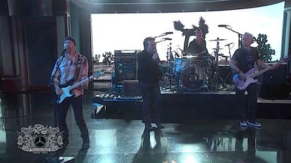 U2 performs on Kimmel Live