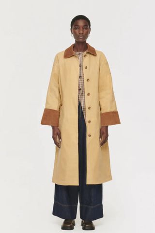 Aligne, Barnaby Reversible Wax Trench Coat