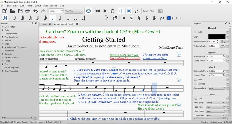 musescore 2 midi input