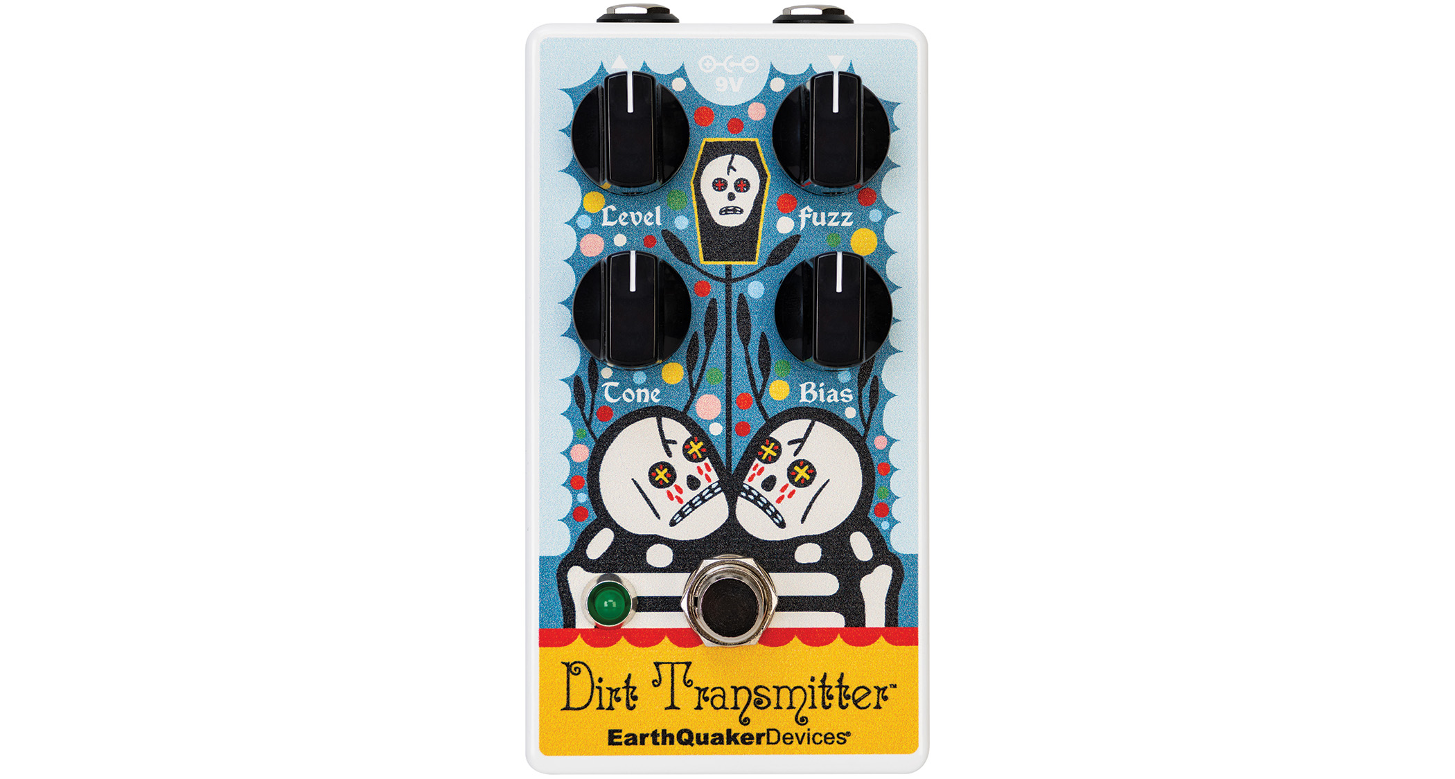EarthQuaker Devices Rancho de la Luna Dirt Transmitter – the return of the OOP fuzz pedal marks 30-plus years of the Joshua Tree studio and comes with all-new artwork.