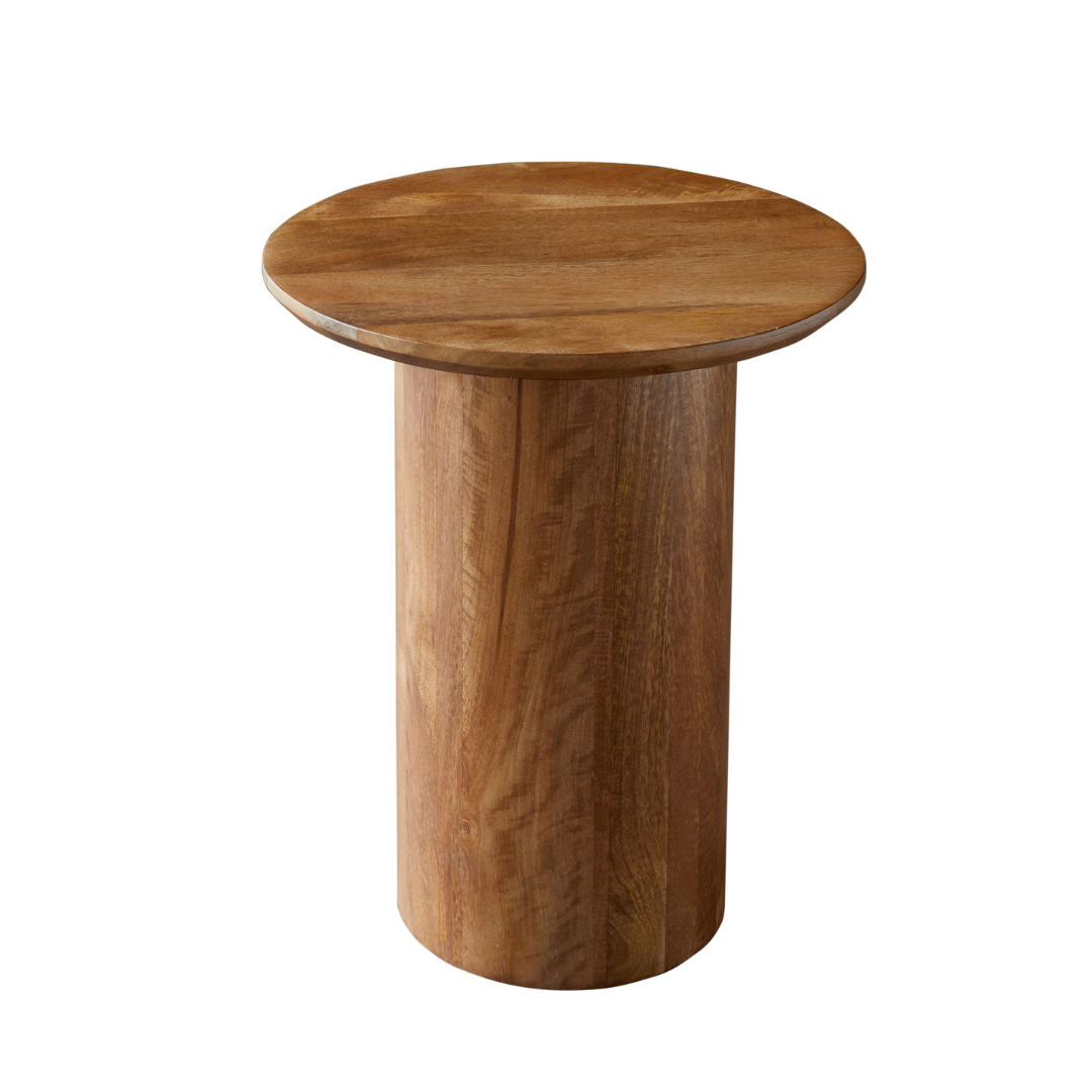 Cara Light Mango Wood Side Table