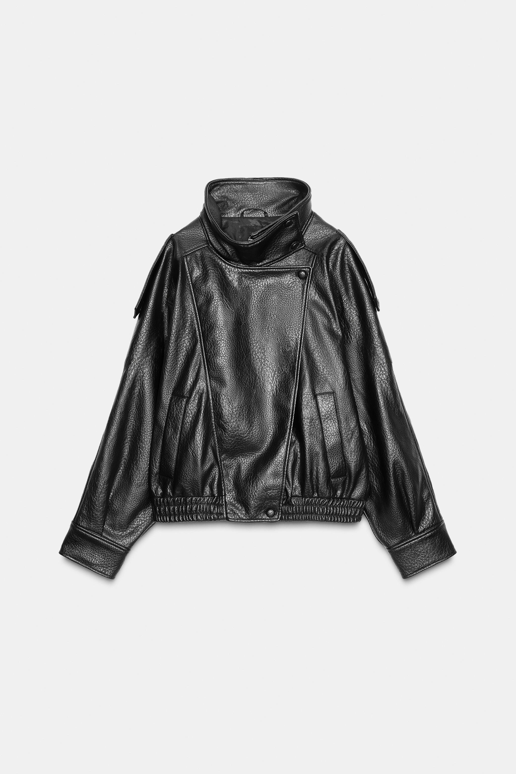 Zara, Faux Leather Jacket