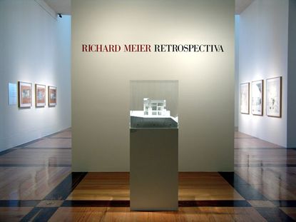 Richard Meier Retrospective exhibition