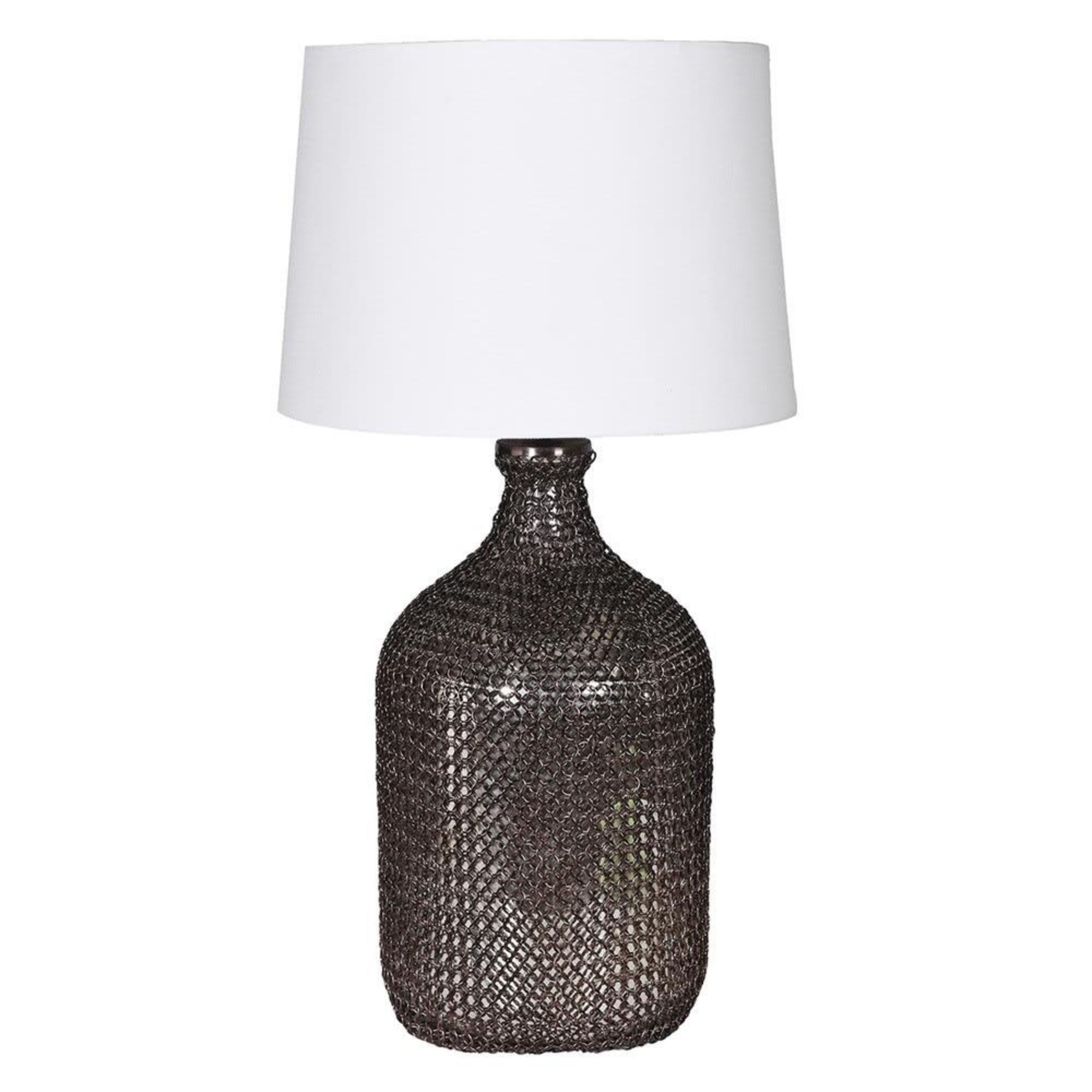 Nicky Cornell, Chainmail Bottleneck Table Lamp