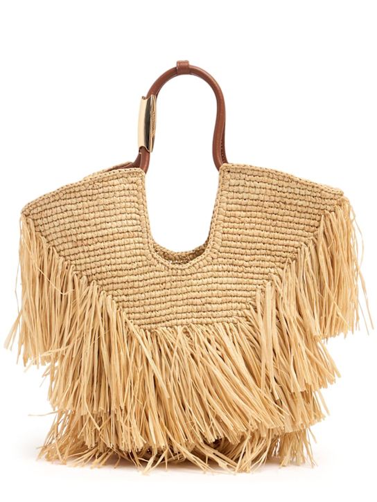 Goldentime Small Fringed Tote - Zimmermann - Women - Natural - Unique