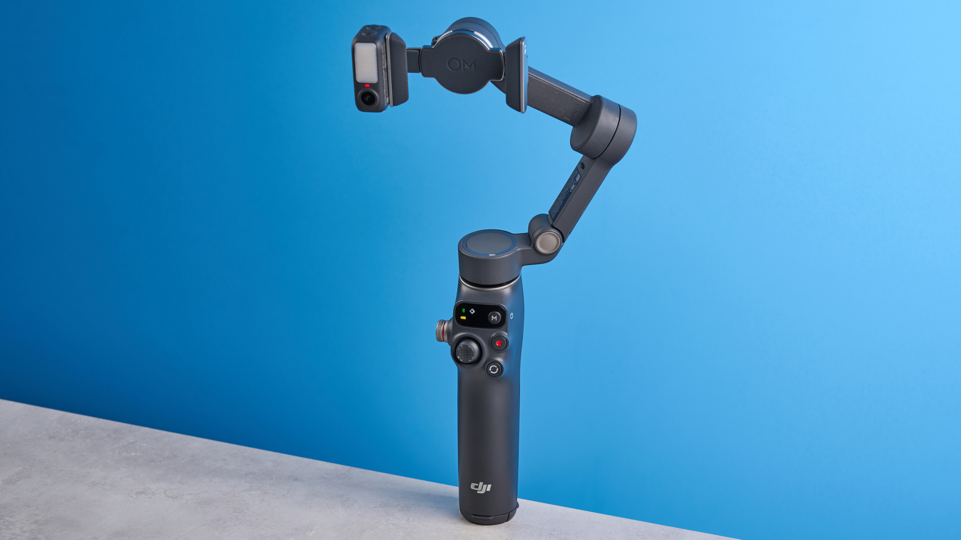 A DJI Osmo Mobile 8 pocket-sized mobile gimbal