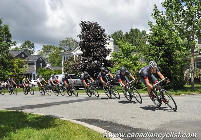 Hincapie Sportswear Development Cycling Team did a great job protecting the lead