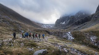 Hikers on Ben Nevis