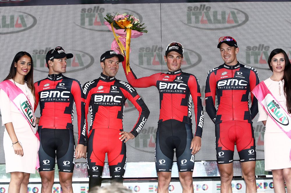 BMC on the podium.