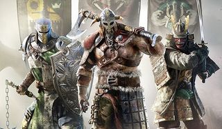 A knight, viking and samurai in For Honor