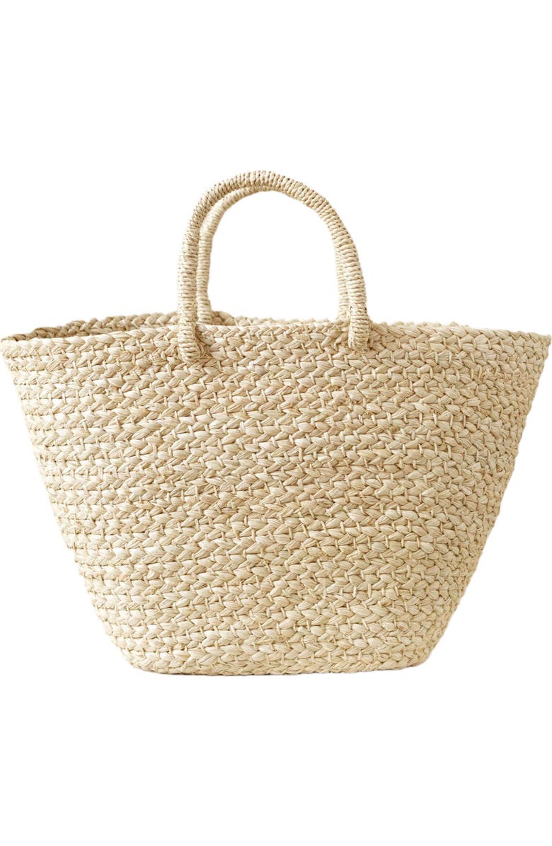 Braided Raffia Day Bag Natural