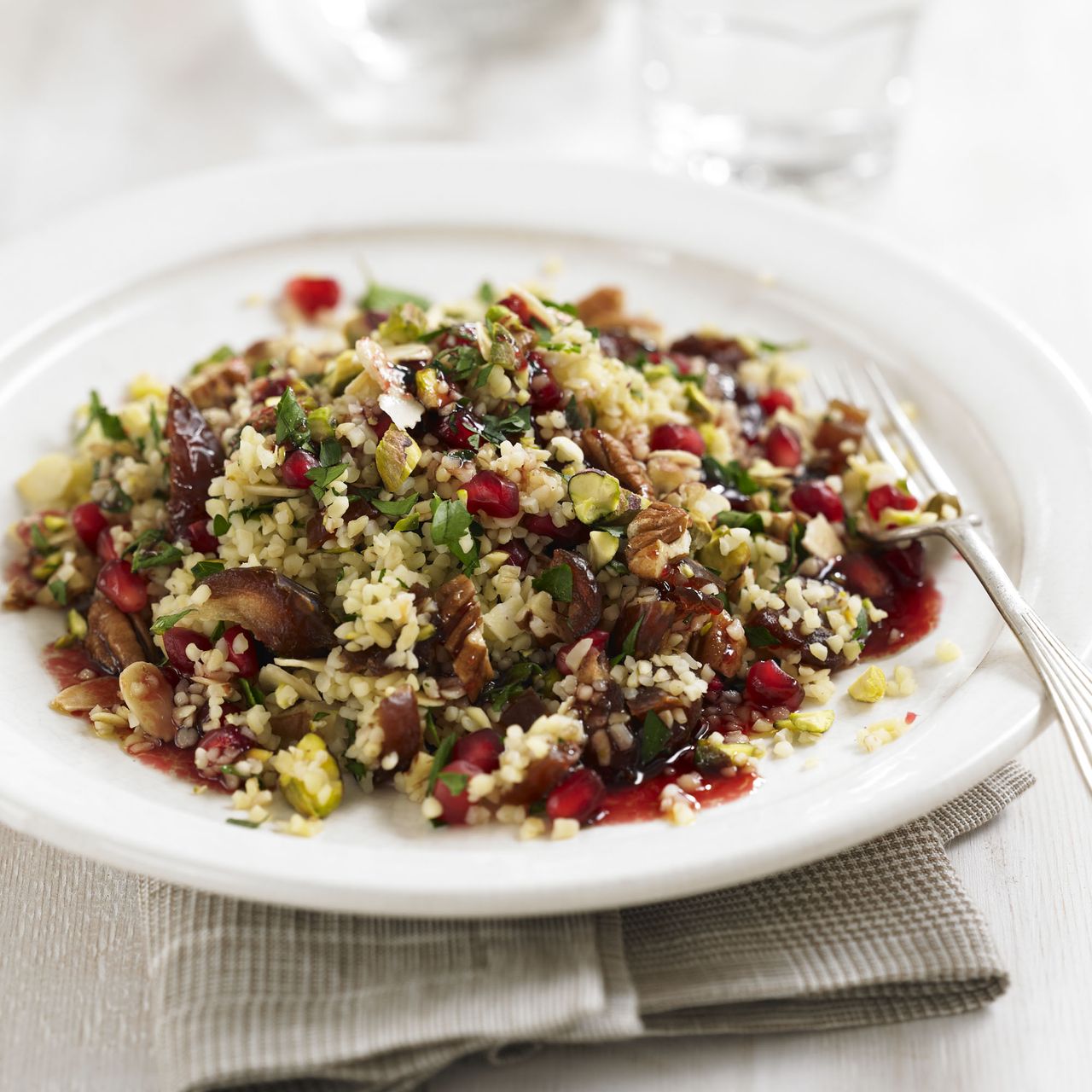 Fruit &amp; Nut Bulgur Wheat Salad recipe-Salad recipes-recipe ideas-new recipes-woman and home