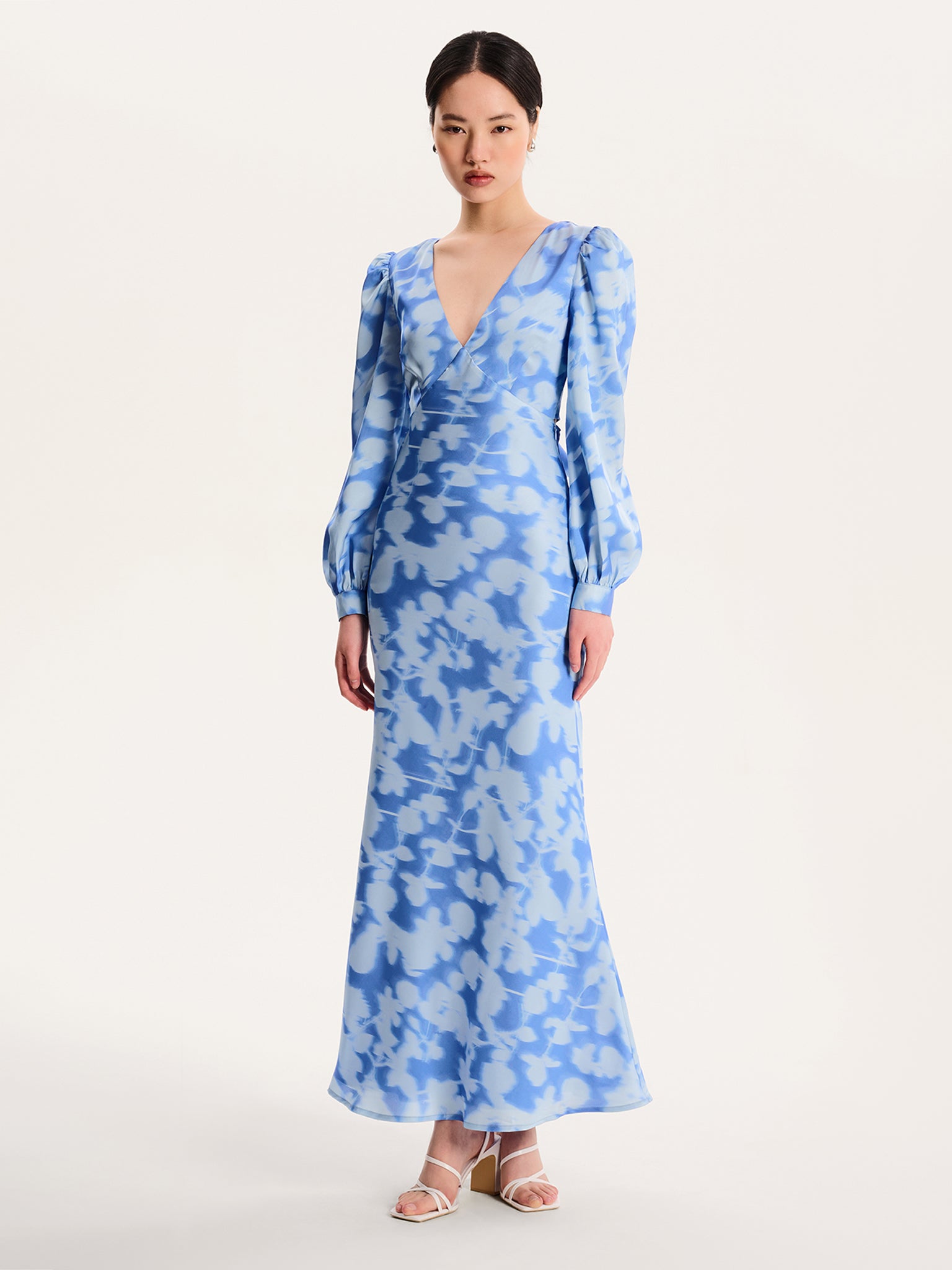 Francoise Dress in Supersonic Blue - 4