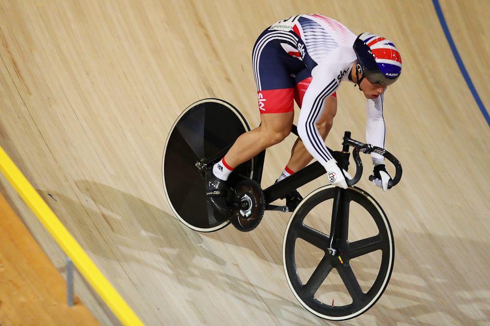 Ryan Owens of Great Britain competes in the Men's Sprint 1/8 Finals