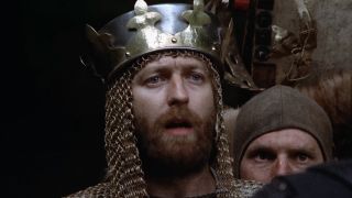 King Arthur talking to the Black Knight in Monty Python &amp; the Holy Grail