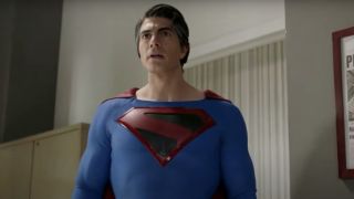 Brandon Routh as Superman on Crisis on Infinite Earths