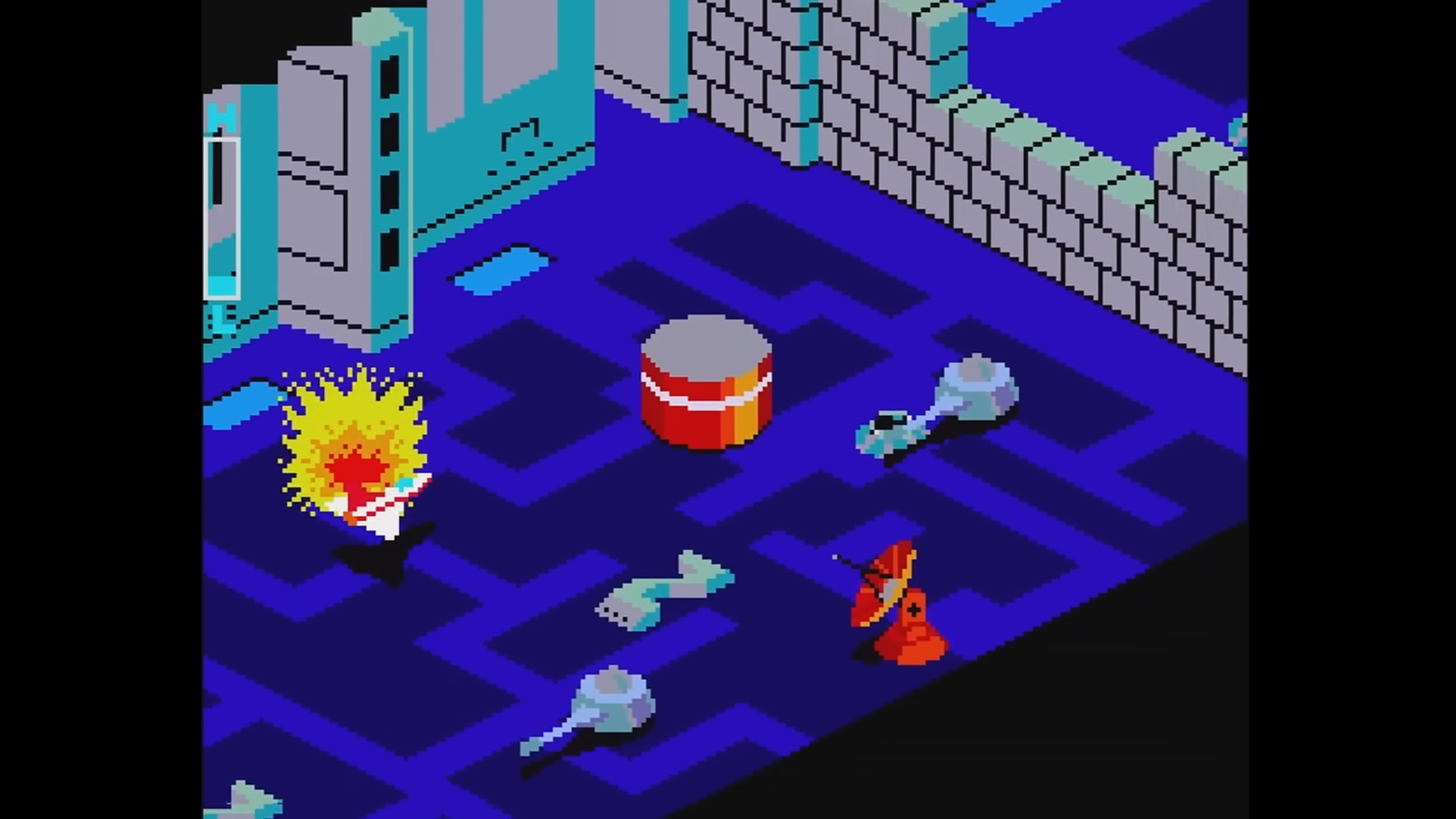 Zaxxon remake in UEFI