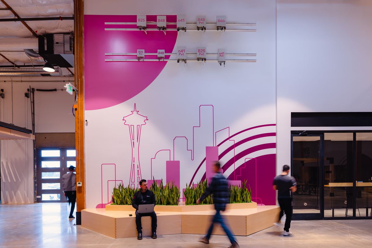 T-Mobile 5G Hub with cellular equipment