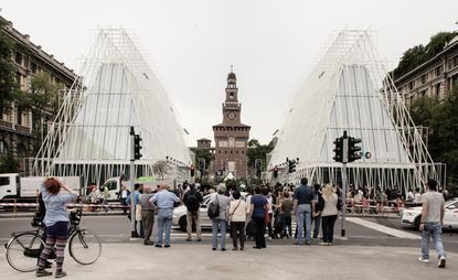 The Expo Gate before Milan's Castello Sforzesco