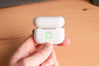 An image showing the steps required to reset AirPods