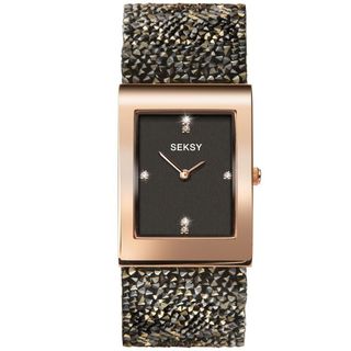 best watches for women Sekonda black and gold watch
