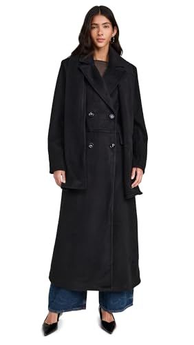 4th & Reckless Women's Melia Coat, Black, L