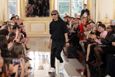 Balenciaga Designer Pierpaolo Piccioli Takes Bow at Valentino