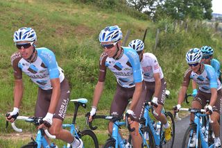 Romain Bardet looks calm and relaxed on stage 2